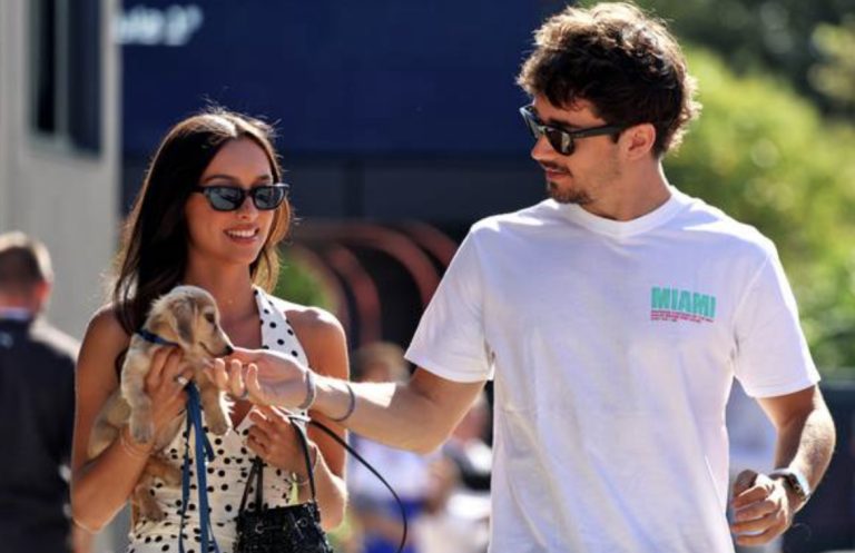 Who is Charles Leclerc’s girlfriend, Alexandra Saint Mleux?