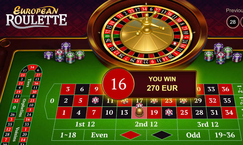 Casino Online European Roulette