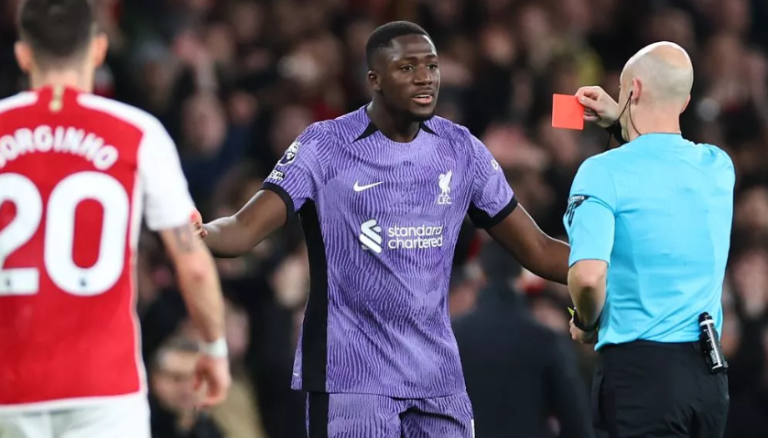 Jurgen Klopp Comments on Ibrahima Konate’s Red Card Against Arsenal