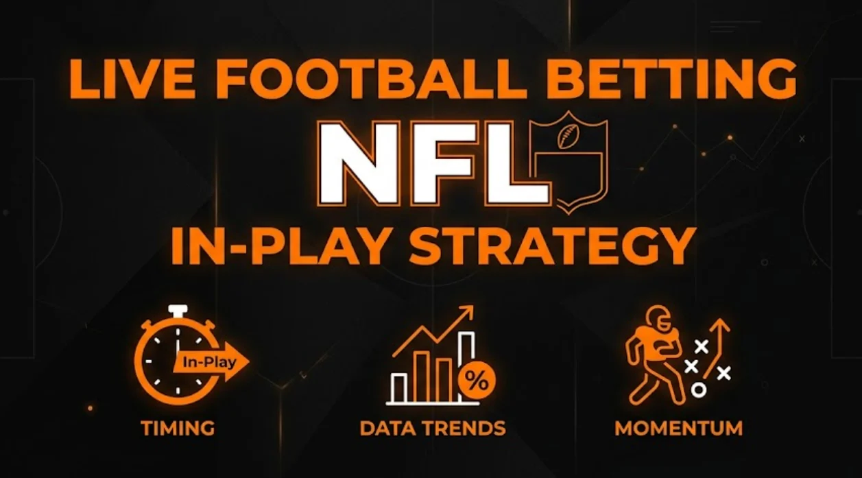 Live football betting NFL In-play strategy