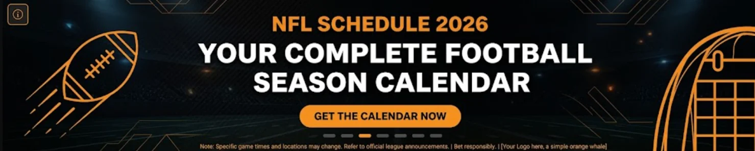 NFL schedule 2026 – complete football season calendar
